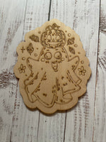 Ghost Cute Spooky Boo Wood Plaque. DIY wood cutout. Unfinished laser cut wood blank. Wood blanks.