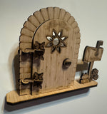 Fairy Door with Mail Box Standing Set