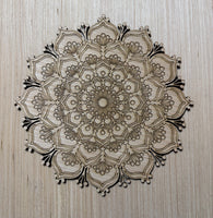 Mandala Unfinished wood cutout