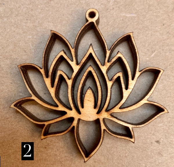 Lotus Wood Keychain Blanks - Set of 4 - 4 pieces – Wicked Gold