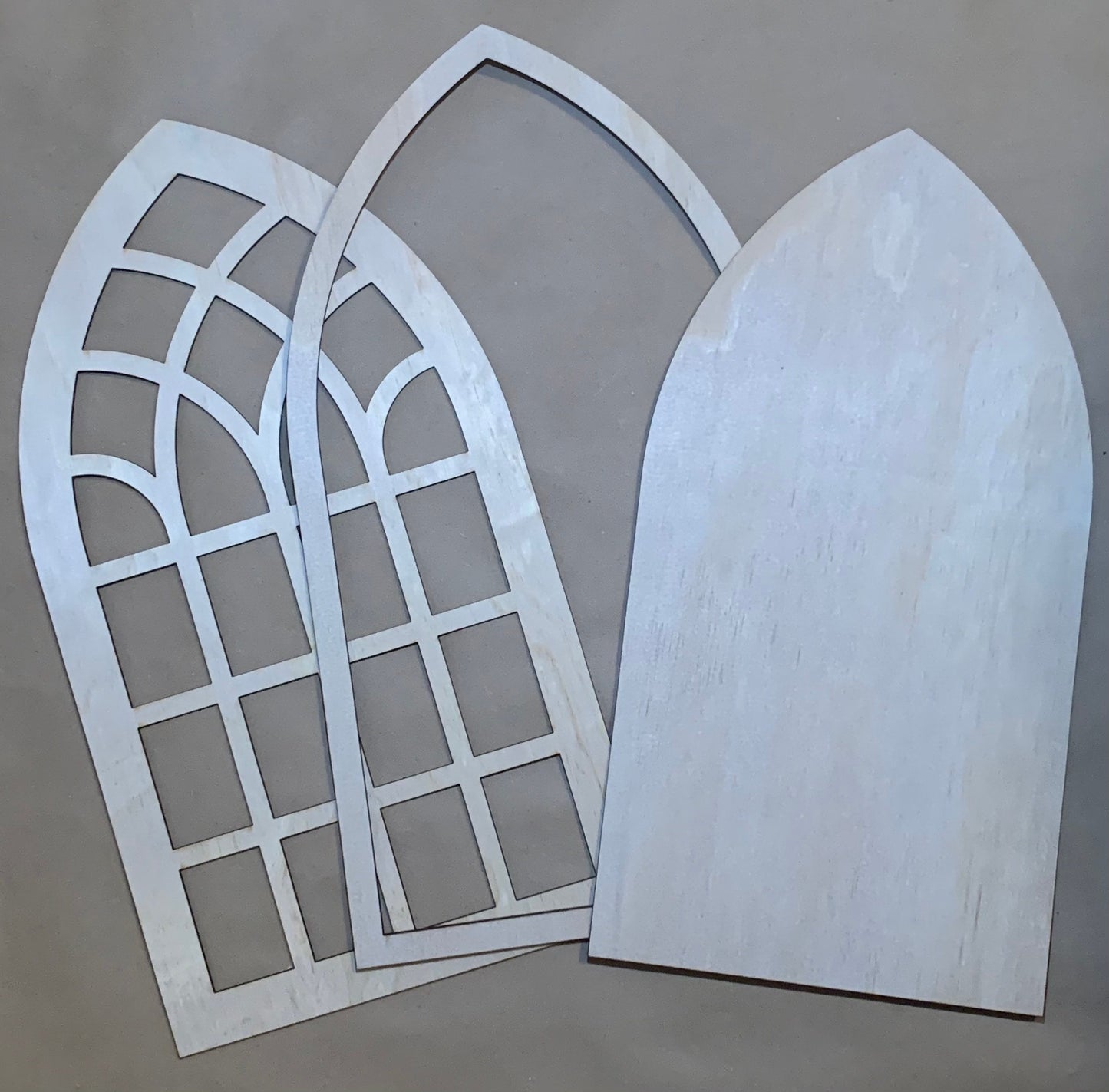 DIY Cathedral Window Frame - Laser Cut Unfinished Wood Project