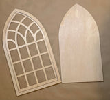 DIY Cathedral Window Frame - Laser Cut Unfinished Wood Project