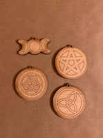 For my Magic Friends Unfinished Wood Keychain Blanks - Set of 4 - 4 pieces