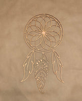 Dream catcher Unfinished Wood Resin Art Frame. Resin art frame. DIY wood cutout. Unfinished laser cut wood resin frame.