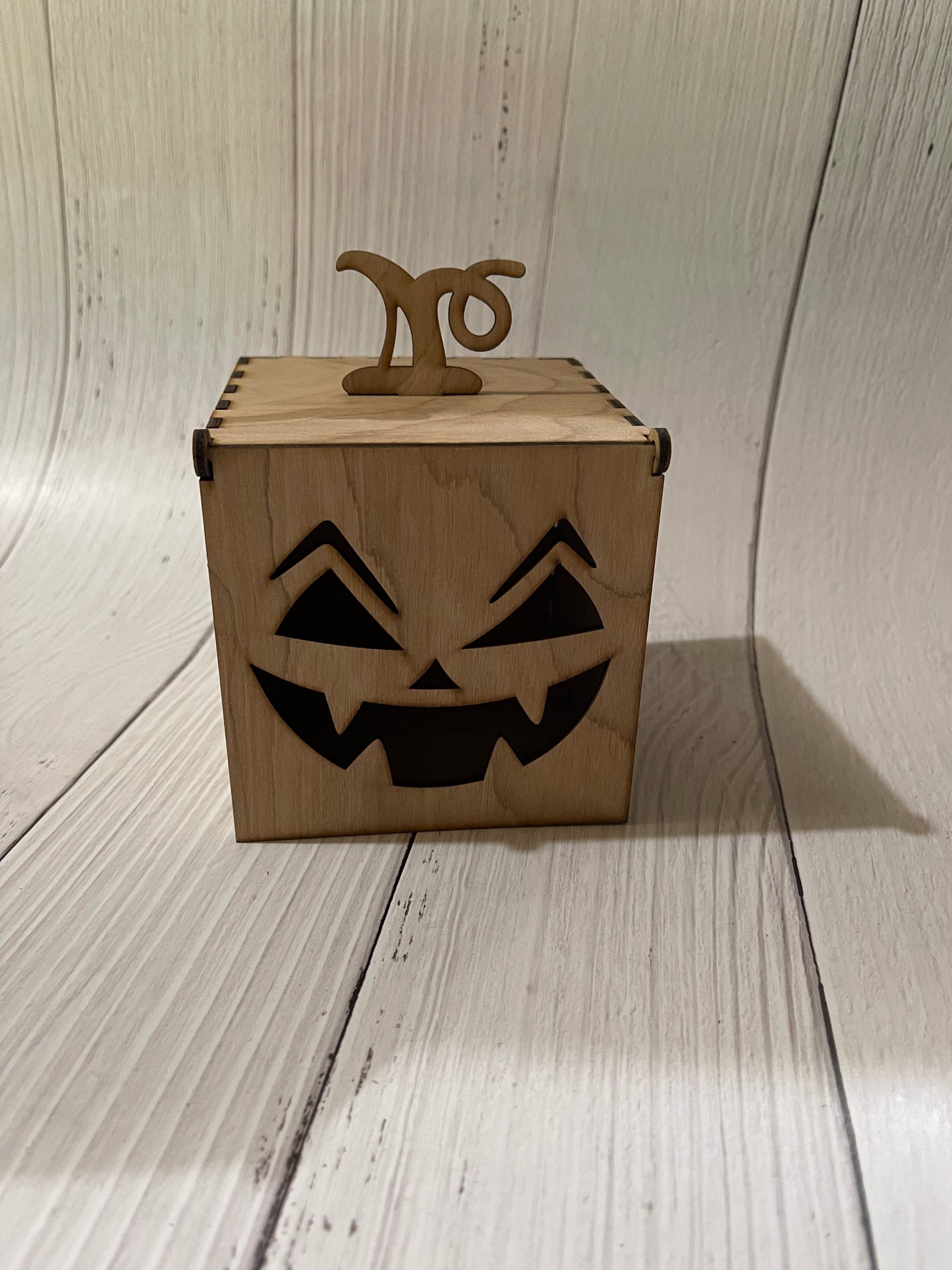 Pumpkin Light Box - Laser Cut Unfinished Wood Project