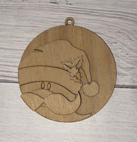 Build your Own Santa 2 Unfinished wood ornament