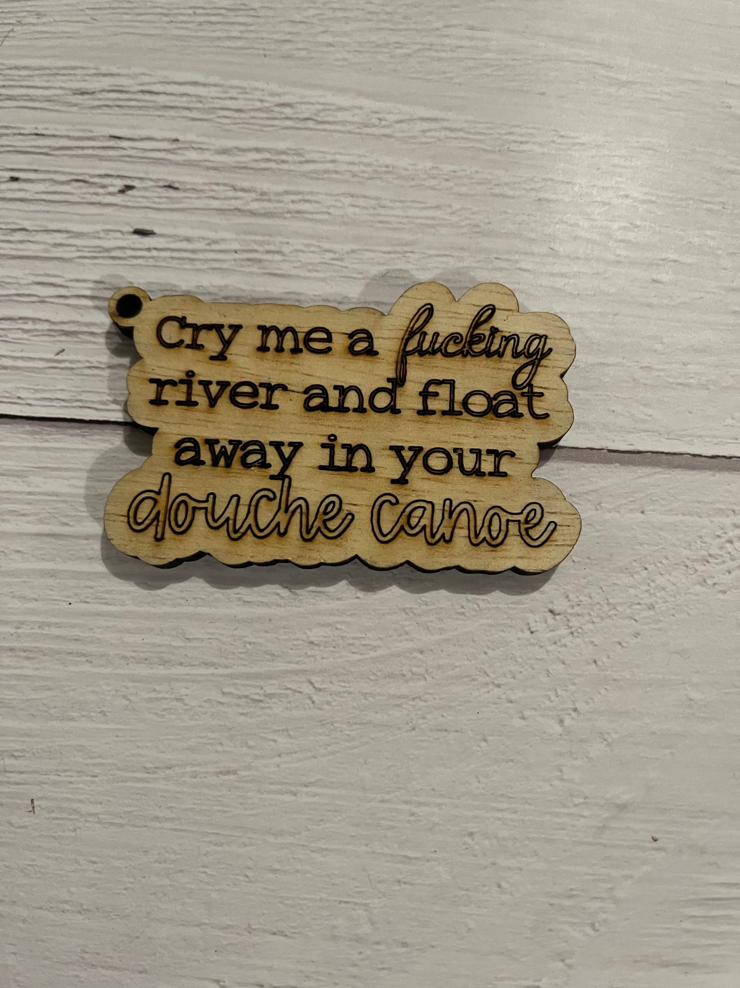 NSFW Unfinished Wood Keychain Blank