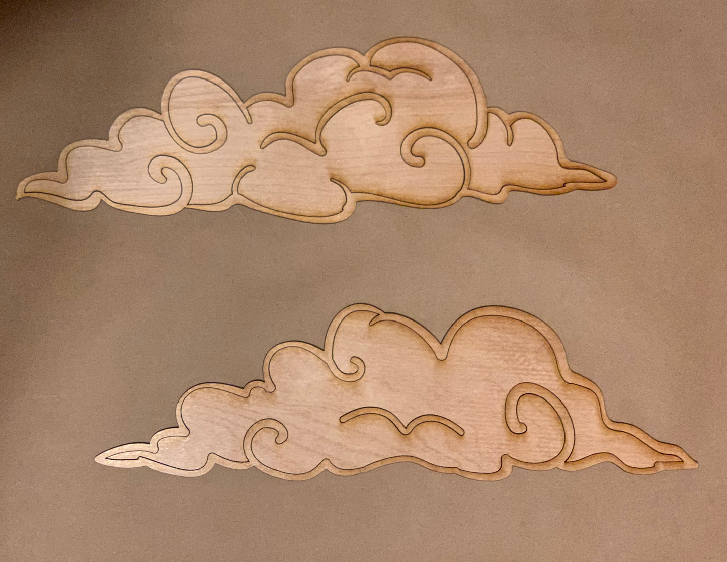 Clouds - Laser Cut Unfinished Wood Project