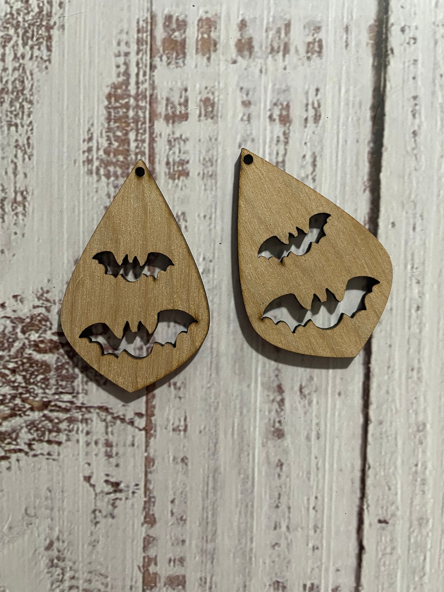 Halloween Blank Wood Earrings. DIY jewelry. Unfinished laser cut wood jewelry. Wood earring blanks. Unfinished wood earrings. Wood jewelry blanks.