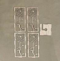 Rose Lantern Light Box - Laser Cut Unfinished Wood Project