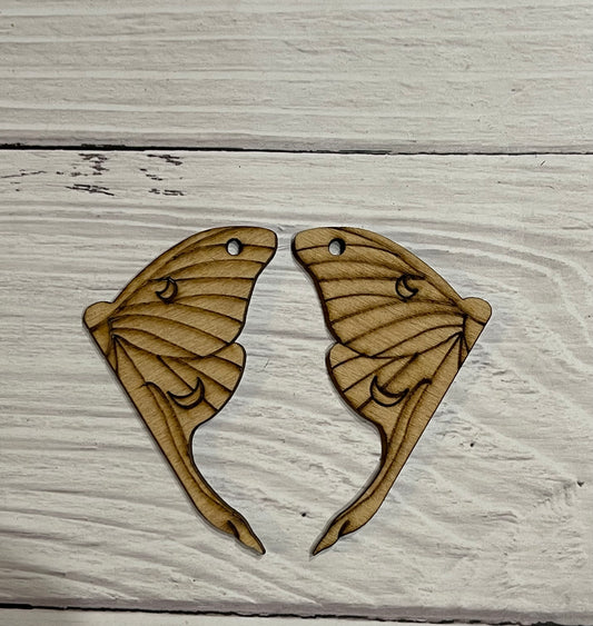 Blank Wood Earrings. DIY jewelry. Unfinished laser cut wood jewelry. Wood earring blanks. Unfinished wood earrings. Wood jewelry blanks.