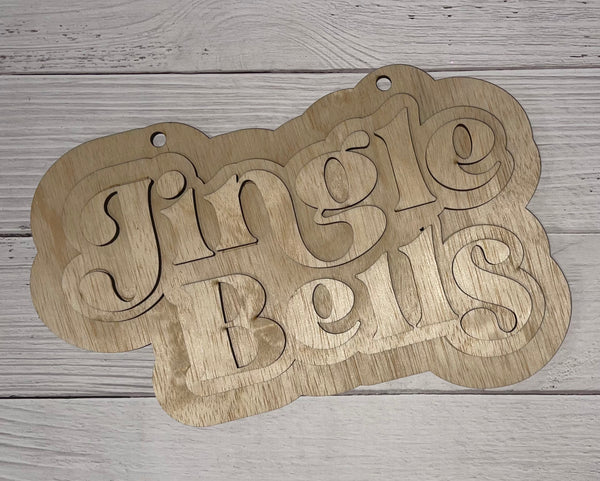 3 Wooden Jingle Bell