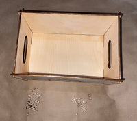 Christmas Eve Crate. Easy DIY. Unfinished Wood Blank Project