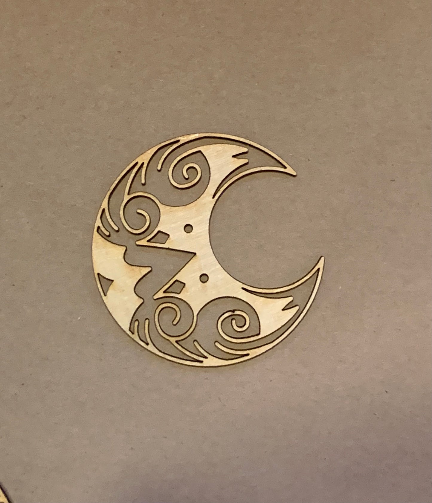 Set of 12 - 4” Moon Cut Out Unfinished Wood frame. Resin art frame. DIY wood cutout. Unfinished laser cut wood resin frame.