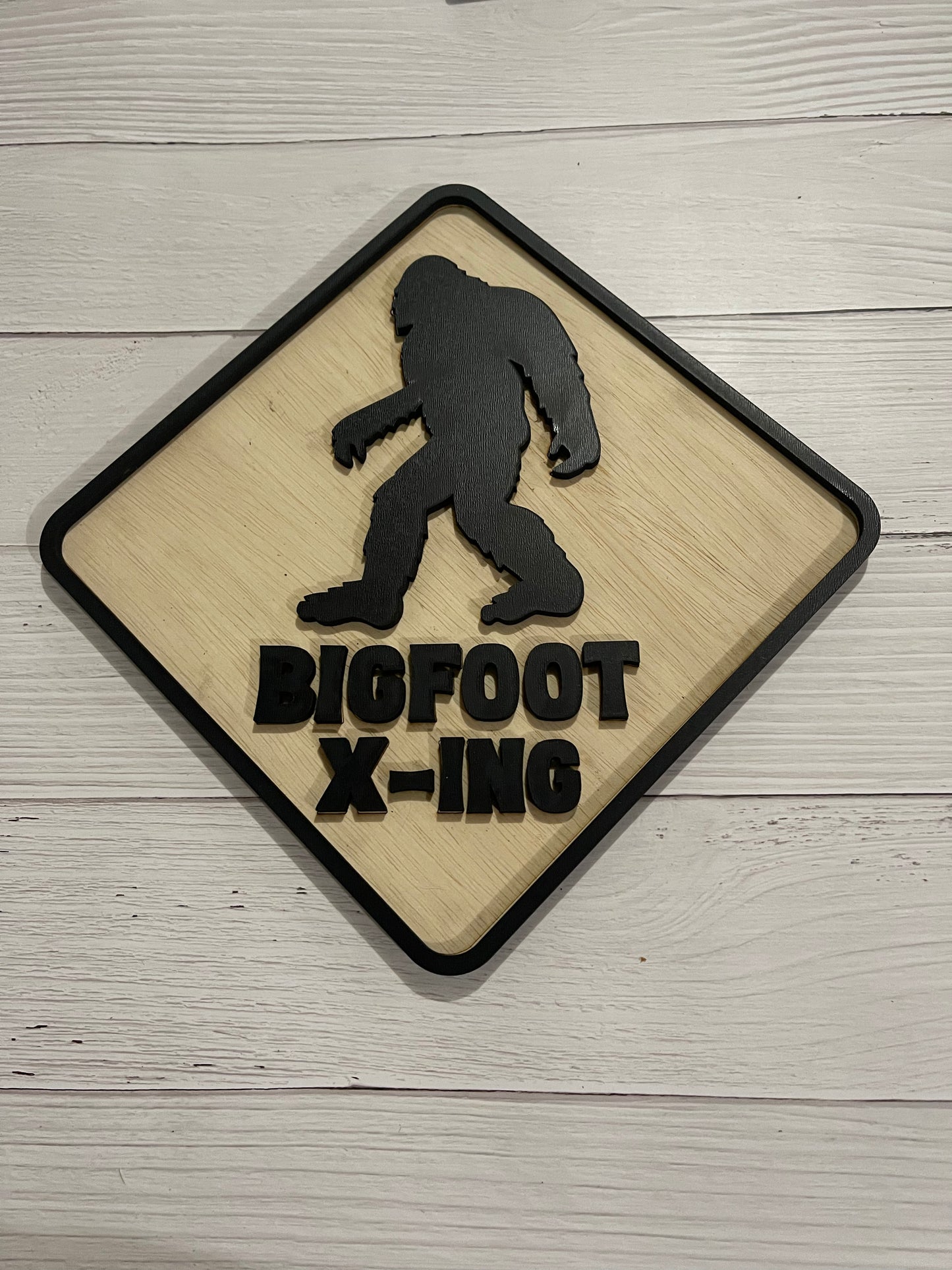Bigfoot X-ing Sign Blank Set