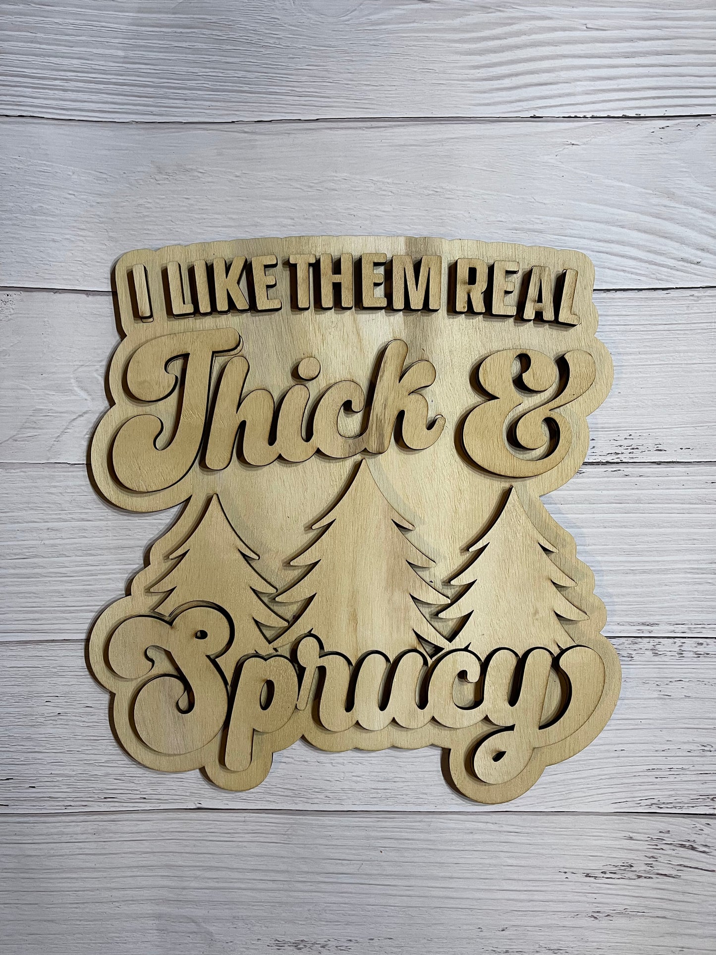 Thick & Sprucy Sign Blank Set
