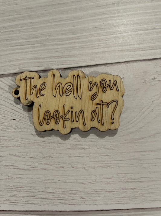 NSFW Unfinished Wood Keychain Blank