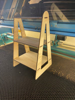 DIY Ladder Tiered Tray Stand Please see description - assembly req