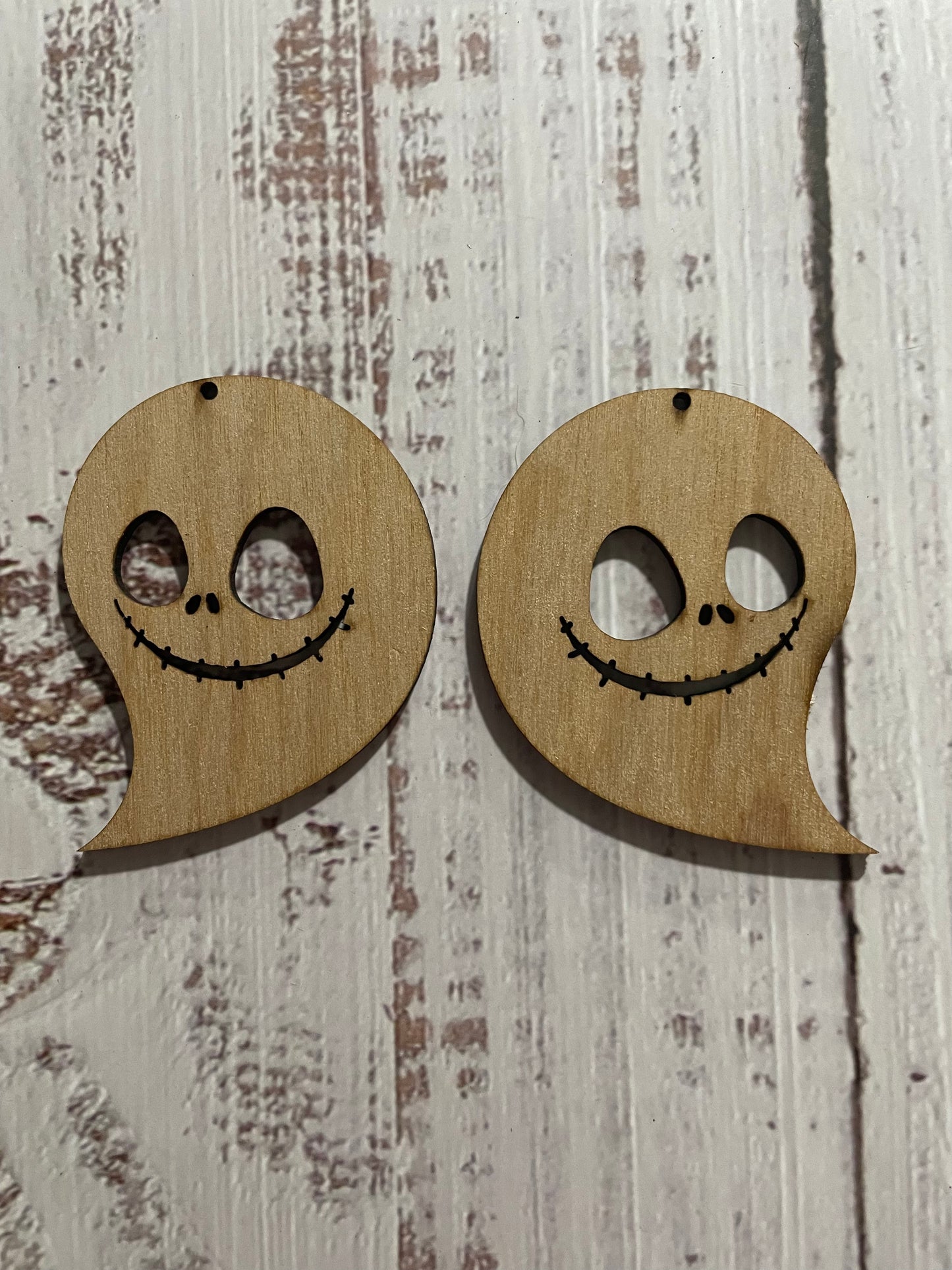 Halloween Blank Wood Earrings. DIY jewelry. Unfinished laser cut wood jewelry. Wood earring blanks. Unfinished wood earrings. Wood jewelry blanks.
