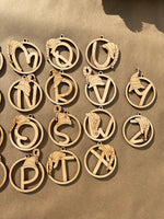 Elf Letter Unfinished wood ornament