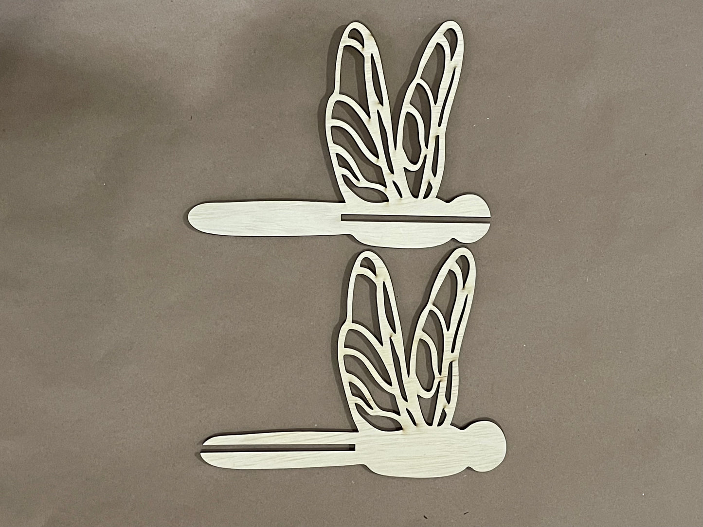 3D Dragonfly Unfinished Wood Blank. DIY wood cutout. Diy painting blank.