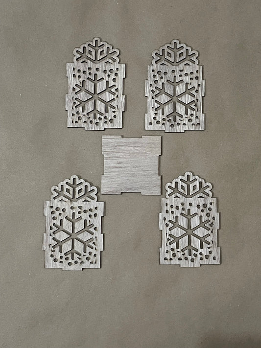 Snowflake Light Box - Laser Cut Unfinished Wood Project
