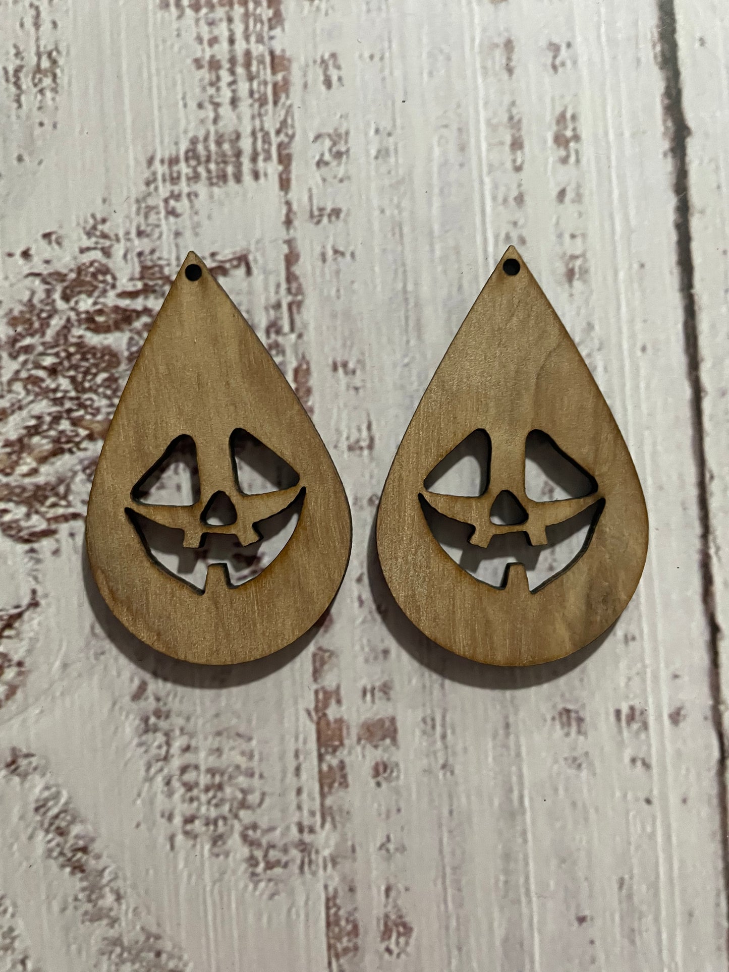 Halloween Blank Wood Earrings. DIY jewelry. Unfinished laser cut wood jewelry. Wood earring blanks. Unfinished wood earrings. Wood jewelry blanks.