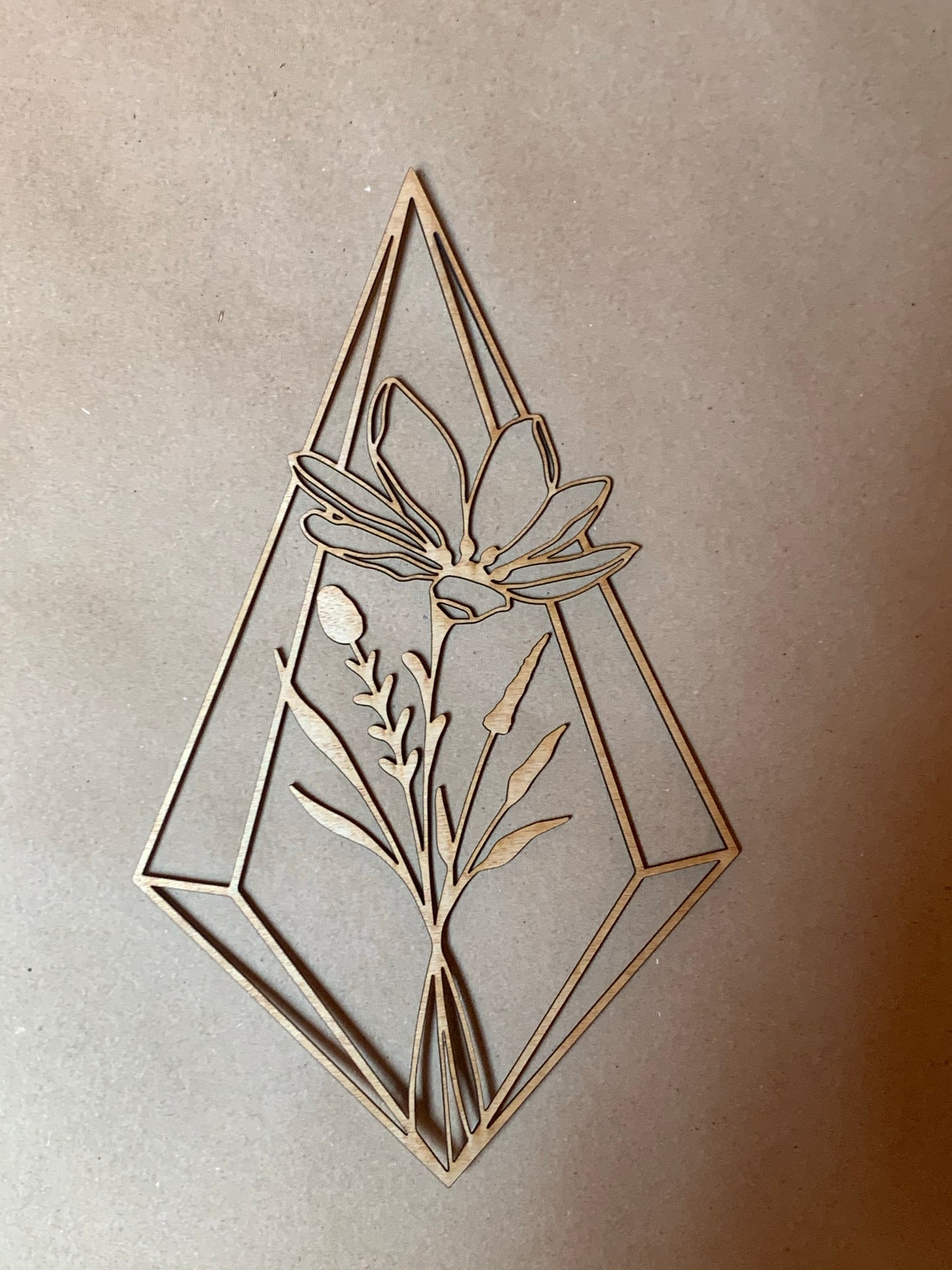 Wildflowers In Crystal Wood frame. Resin art frame. DIY wood cutout. Unfinished laser cut wood resin frame. Wood blanks.