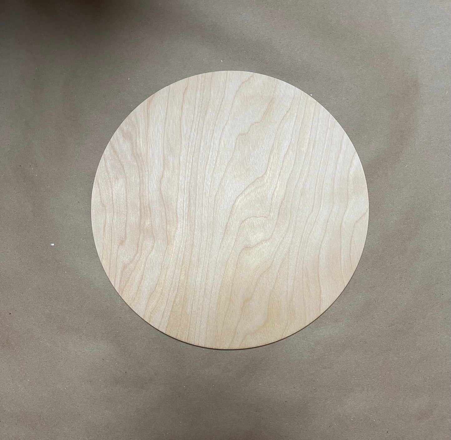 1/8” thickness wood round