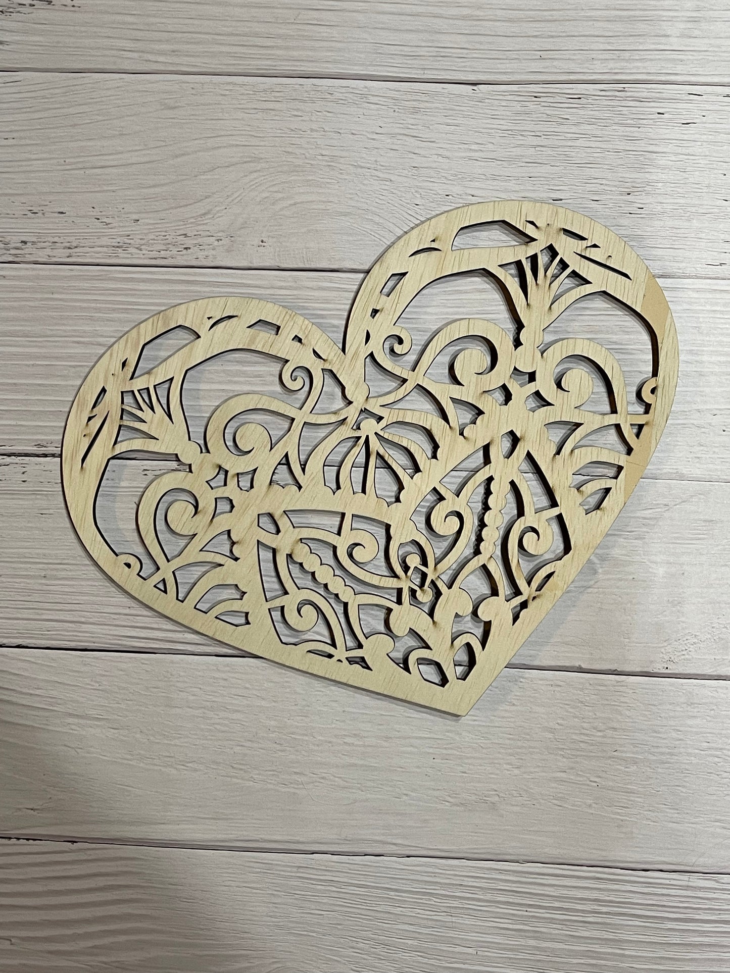 Mandala Heart Unfinished Wood frame. Resin art frame. DIY wood cutout. Unfinished laser cut wood resin frame. Wood blanks.