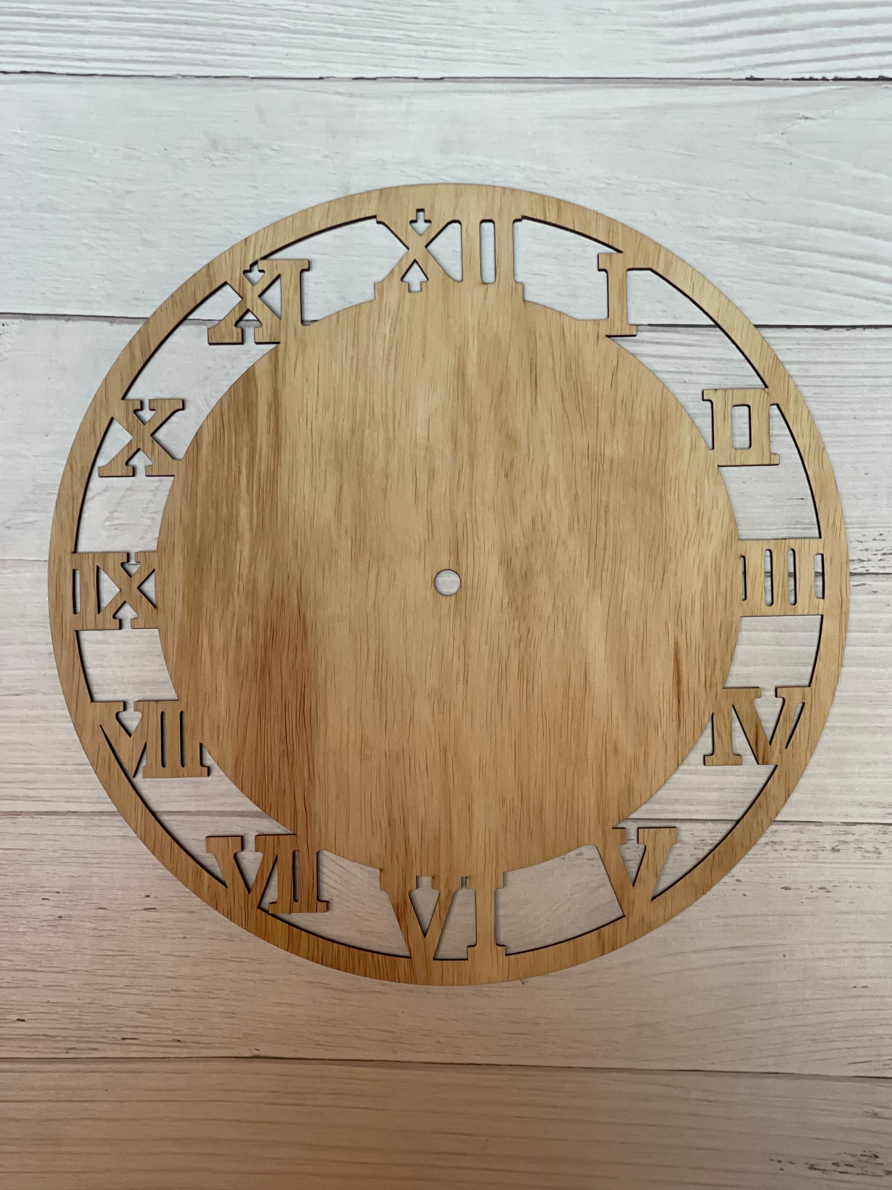 Clock Frame - Laser Cut Unfinished Wood Project – Wicked Gold
