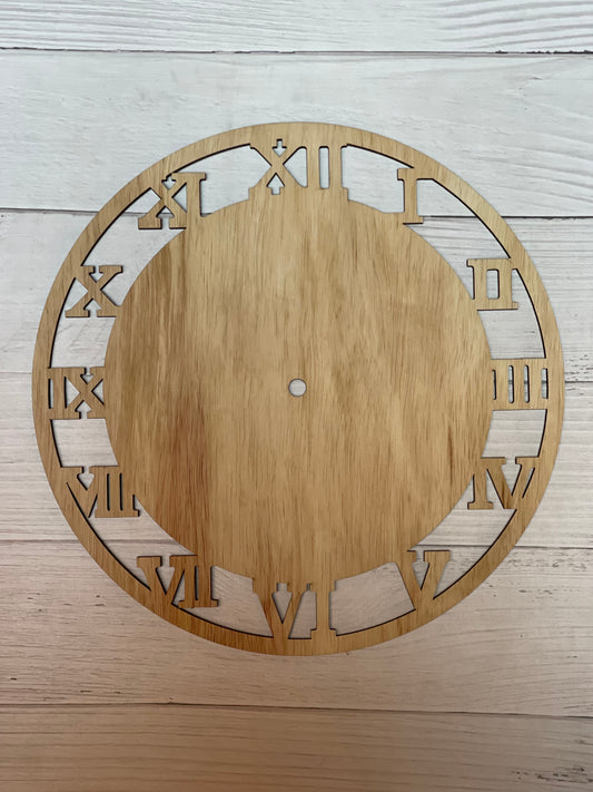 Clock Frame - Laser Cut Unfinished Wood Project