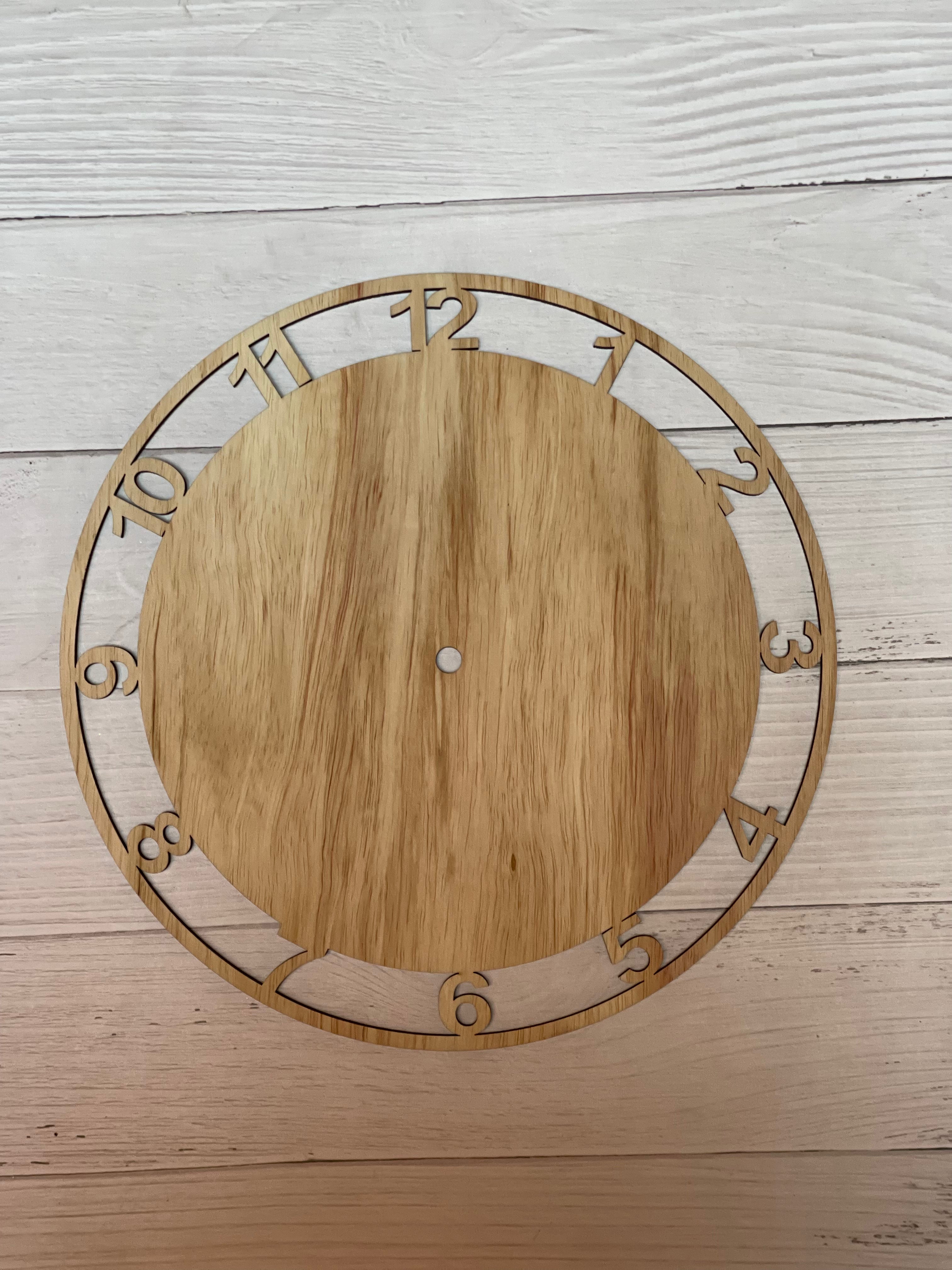 Clock Frame - Laser Cut Unfinished Wood Project – Wicked Gold
