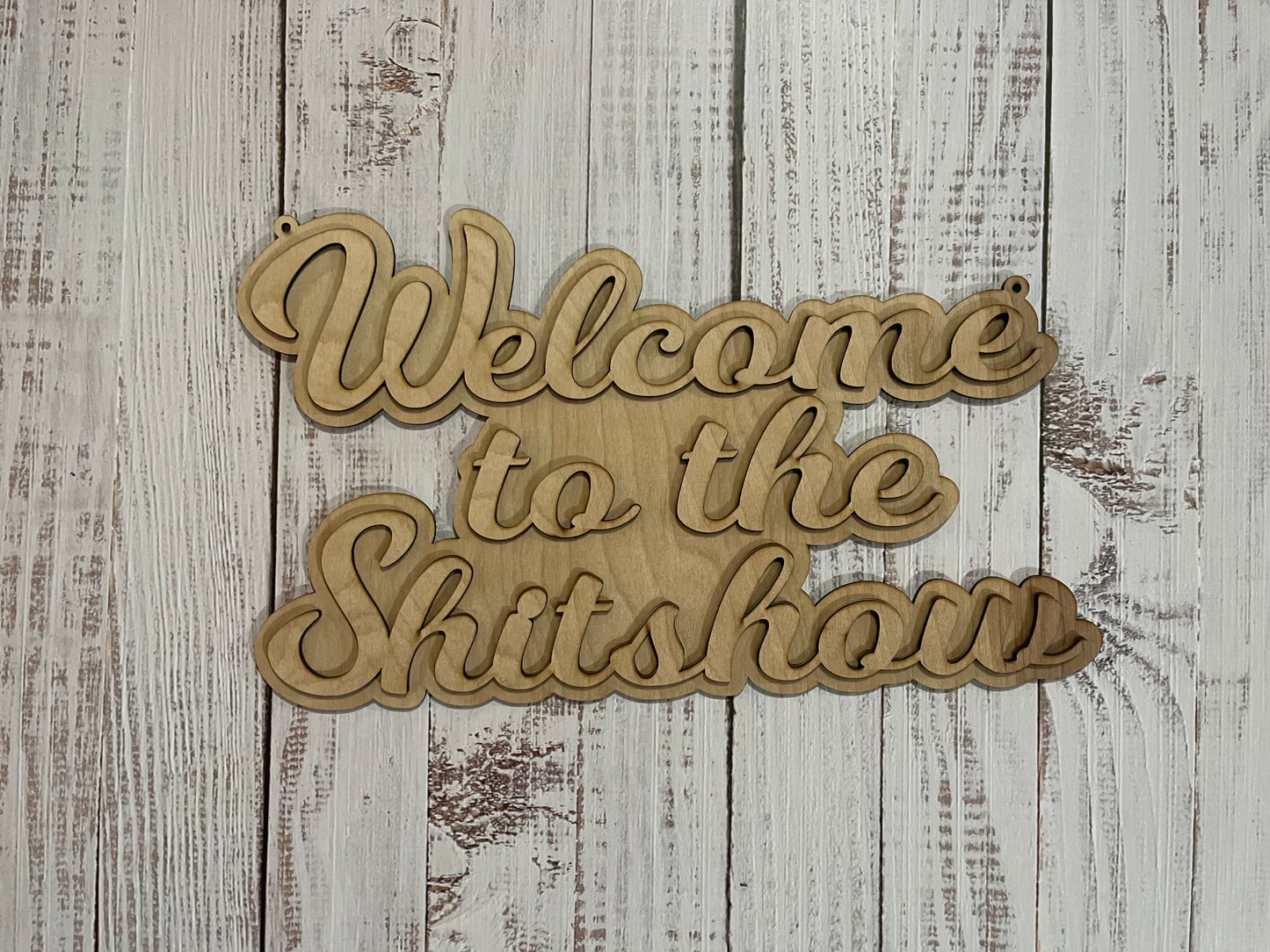 Welcome to the Shitshow Unfinished Wood frame. Resin art frame. DIY wood cutout. Unfinished laser cut wood resin frame. Wood blanks.