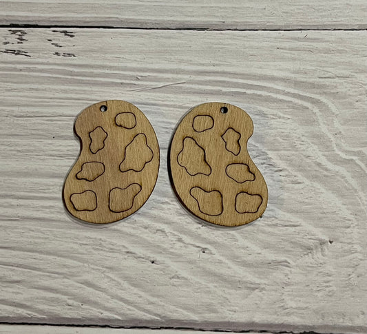 Blank Wood Earrings. DIY jewelry. Unfinished laser cut wood jewelry. Wood earring blanks. Unfinished wood earrings. Wood jewelry blanks.