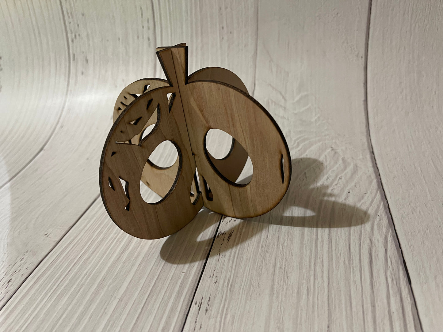 3D Skull Pumpkin Set of 2 Unfinished Wood Blank. DIY wood cutout. Diy painting blank.